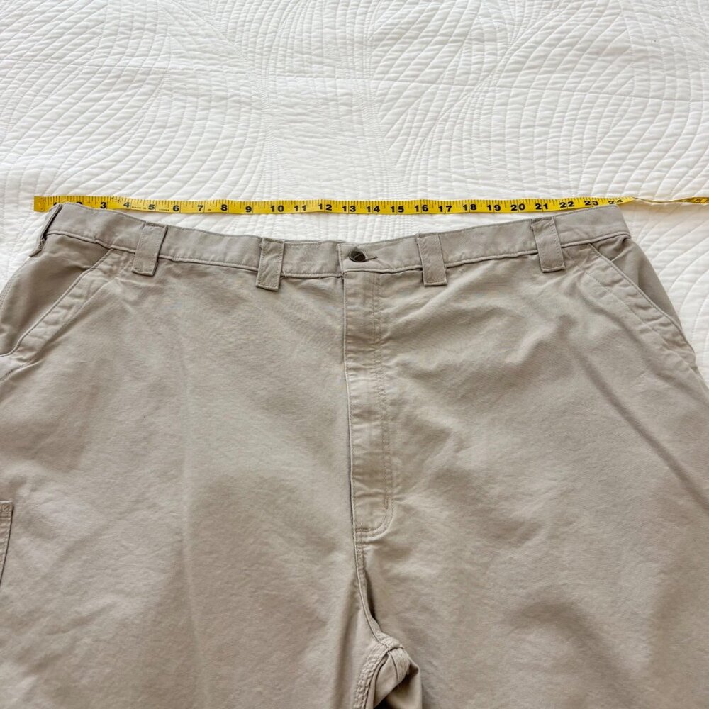 Carhartt B151 Work Pants Men’s 50x32 Tan Loose Fit Utility Cotton - Picture 9 of 13